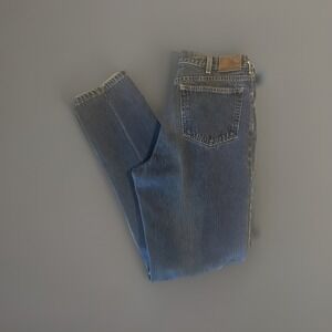 Lands End Men's Dark Denim Jeans Size 35x 33